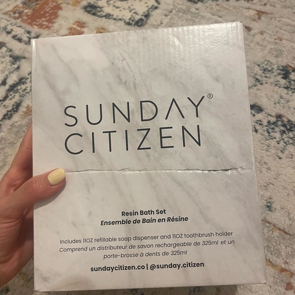 Sunday Citizen Bath Set (Faux Marble) - Picture 15 of 15